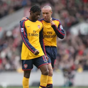 Silvestre and Song's Victory: Arsenal 2-1 Stoke City, Premier League, 2008