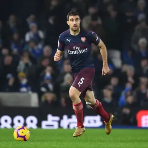 Sokratis in Action: Arsenal vs. Brighton & Hove Albion, Premier League 2018-19 Sokratis in Action: Arsenal vs. Brighton & Hove Albion, Premier League 2018-19