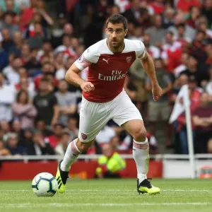 Sokratis in Action: Arsenal vs Manchester City, Premier League 2018-19