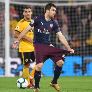 Sokratis in Action: Arsenal vs. Wolverhampton Wanderers, Premier League 2018-19 Sokratis in Action: Arsenal vs. Wolverhampton Wanderers, Premier League 2018-19