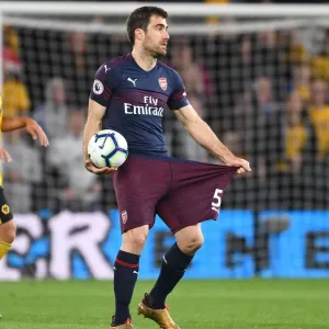 Sokratis in Action: Wolverhampton Wanderers vs Arsenal FC, Premier League 2018-19 Sokratis in Action: Wolverhampton Wanderers vs Arsenal FC, Premier League 2018-19