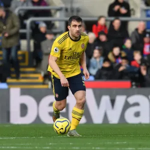 Sokratis of Arsenal in Action against Crystal Palace - Premier League 2019-20 Sokratis of Arsenal in Action against Crystal Palace - Premier League 2019-20