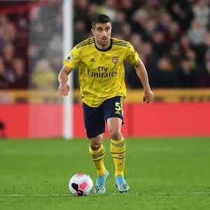 Sokratis of Arsenal in Action against Sheffield United (Premier League, October 2019) Sokratis of Arsenal in Action against Sheffield United (Premier League, October 2019)