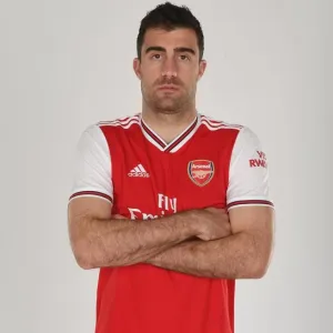 Sokratis Print, Arsenal Training Ground Sokratis Print, Arsenal Training Ground
