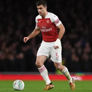 Sokratis of Arsenal in Carabao Cup Clash Against Tottenham Sokratis of Arsenal in Carabao Cup Clash Against Tottenham