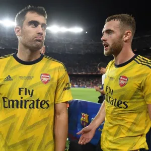 Sokratis and Chambers: Arsenal's Defensive Duo Print