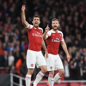 Sokratis in Europa League Semi-Final: Arsenal vs Valencia (2018-19)