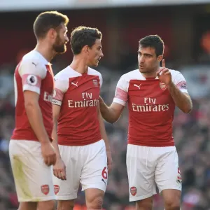 Sokratis and Laurent Koscielny (Arsenal)