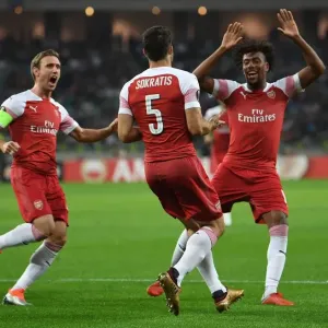 Sokratis Scores: Arsenal's Victory over Qarabag in Europa League Group E Sokratis Scores: Arsenal's Victory over Qarabag in Europa League Group E