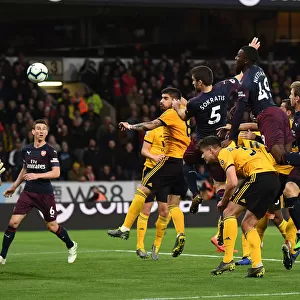 Sokratis Scores the Winner: Wolverhampton Wanderers vs. Arsenal FC, Premier League 2018-19