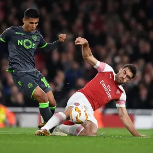 Sokratis vs. Montero: Clash in the Europa League Between Arsenal and Sporting CP Sokratis vs. Montero: Clash in the Europa League Between Arsenal and Sporting CP