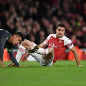 Sokratis vs. Montero: A Europa League Battle at Emirates Stadium Sokratis vs. Montero: A Europa League Battle at Emirates Stadium