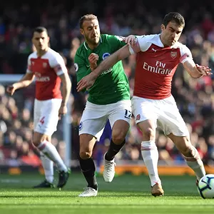 Sokratis vs. Murray: A Premier League Showdown at Emirates Stadium - Arsenal vs. Brighton & Hove Albion (2018-19)