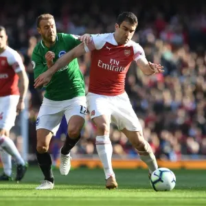 Sokratis vs. Murray: A Premier League Showdown at Emirates Stadium - Arsenal vs. Brighton & Hove Albion (2018-19)