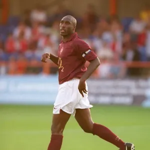 Sol Campbell in Action: Arsenal Reserves Crush Leicester City Reserves 5-2, Underhill, Barnet, 30/8/05 Sol Campbell in Action: Arsenal Reserves Crush Leicester City Reserves 5-2, Underhill, Barnet, 30/8/05
