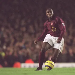 Sol Campbell (Arsenal). Arsenal 0: 0 Manchester United. FA Premiership Sol Campbell (Arsenal). Arsenal 0: 0 Manchester United. FA Premiership