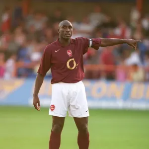 Sol Campbell (Arsenal). Arsenal Reserves 5: 2 Leicester City Reserves