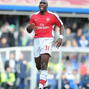 Sol Campbell (Arsenal). Birmingham City 1: 1 Arsenal, Barclays Premier League