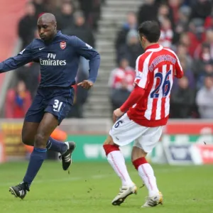 Sol Campbell (Arsenal) Matthew Etherington (Stoke). Stoke City 3: 1 Arsenal