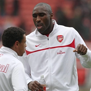 Sol Campbell Counsels Coquelin Before the Storm: Arsenal's FA Cup Battle at Stoke City