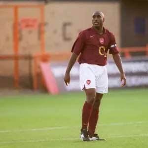 Sol Campbell Leads Arsenal Reserves to Victory: 5-2 Over Leicester City, FA Premier Reserve League South, Barnet 2005