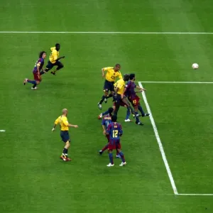 Sol Campbell's Header: Arsenal's Historic Goal in the UEFA Champions League Final Against Barcelona (2006) Sol Campbell's Header: Arsenal's Historic Goal in the UEFA Champions League Final Against Barcelona (2006)
