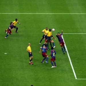 Sol Campbell's Heading Victory: Arsenal's Unforgettable Goal vs. Barcelona in the 2006 Champions League Final Sol Campbell's Heading Victory: Arsenal's Unforgettable Goal vs. Barcelona in the 2006 Champions League Final