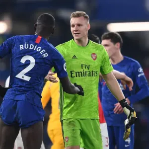 Sportsmanship Shines: Leno and Rudiger's Heartwarming Moment of Unity Amidst Chelsea-Arsenal Rivalry (2020)