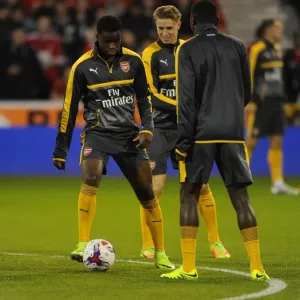 Stephy Mavididi (Arsenal). Nottingham Forest 0: 4 Arsenal. EPL League Cup. 3rd Round Stephy Mavididi (Arsenal). Nottingham Forest 0: 4 Arsenal. EPL League Cup. 3rd Round