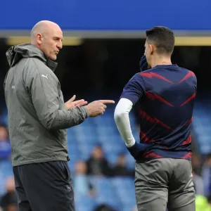 Steve Bould (Arsenal Assistant manager) Gabriel (Arsenal)