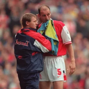 Steve Bould with Physio Gary Lewin Print