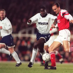 Steve Bould (Arsenal) and Sol Campbell (Tottenham)