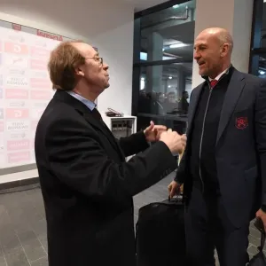Steve Bould and Charlie George Print, Arsenal vs Manchester United Steve Bould and Charlie George Print, Arsenal vs Manchester United