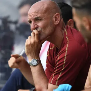 Steve Bould at Borehamwood's Meadow Park: Arsenal's Pre-Season Friendly