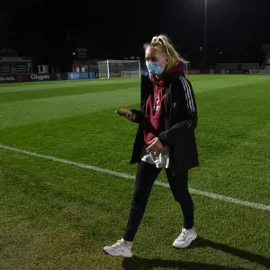 Stina Blackstenius Prepares for Arsenal Women's FA WSL Cup Showdown against Manchester United