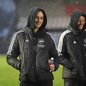 Stina Blackstenius Readies for Arsenal Women's FA WSL Clash Against Liverpool Women at Meadow Park