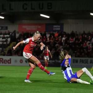 Stina Blackstenius Scores Arsenal's Second Goal in FA WSL Match Against Brighton & Hove Albion