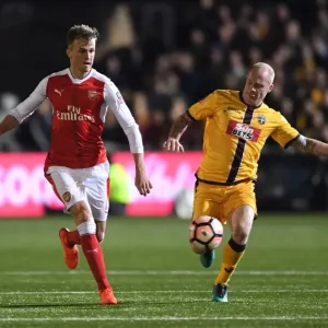 Print of Sutton United v Arsenal Emirates FA Cup Fifth Round match Print of Sutton United v Arsenal Emirates FA Cup Fifth Round match