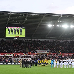 Swansea vs Arsenal: Premier League Showdown - Moment of Silence (November 2014)