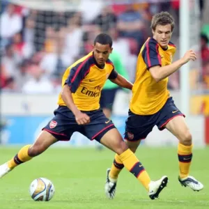 Theo Walcott and Aaron Ramsey (Arsenal) Theo Walcott and Aaron Ramsey (Arsenal)