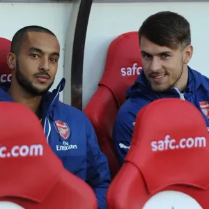 Theo Walcott and Aaron Ramsey: Arsenal's Pre-Match Focus at Sunderland (2014/15)