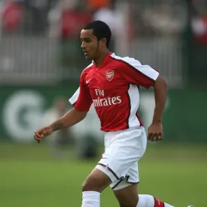 Theo Walcott in Action for Arsenal against Szombathely, 2008 Theo Walcott in Action for Arsenal against Szombathely, 2008