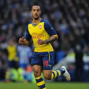 Theo Walcott in Action: Arsenal vs. Brighton & Hove Albion, FA Cup 2014/15 Theo Walcott in Action: Arsenal vs. Brighton & Hove Albion, FA Cup 2014/15