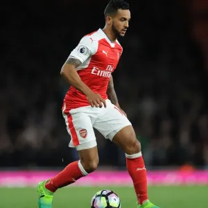 Teo Walcott in azione: Arsenal contro West Ham United, Premier League 2016-17 Teo Walcott in azione: Arsenal contro West Ham United, Premier League 2016-17