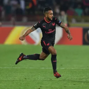 Theo Walcott in Action: Arsenal vs. Red Star Belgrade, Europa League 2017-18 Theo Walcott in Action: Arsenal vs. Red Star Belgrade, Europa League 2017-18