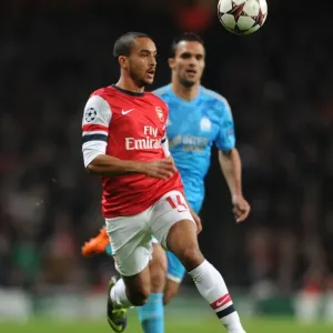 Theo Walcott in Action: Arsenal vs. Olympique de Marseille, UEFA Champions League (2013) Theo Walcott in Action: Arsenal vs. Olympique de Marseille, UEFA Champions League (2013)