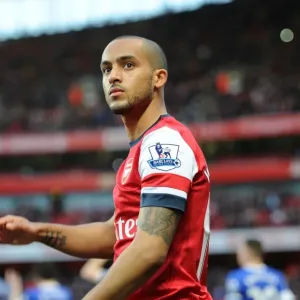 Theo Walcott in Action: Arsenal vs Everton, Premier League 2012-13