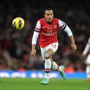 Theo Walcott in Action: Arsenal vs Fulham, Premier League 2012-13