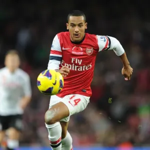 Theo Walcott in Action: Arsenal vs Fulham, Premier League 2012-13