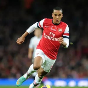 Theo Walcott in Action: Arsenal vs Fulham, Premier League 2012-13